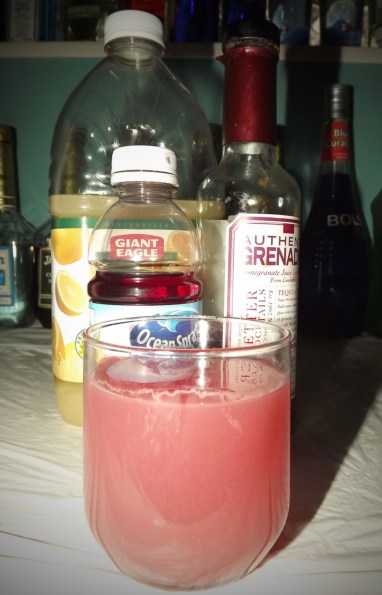 ruby red herring mocktail