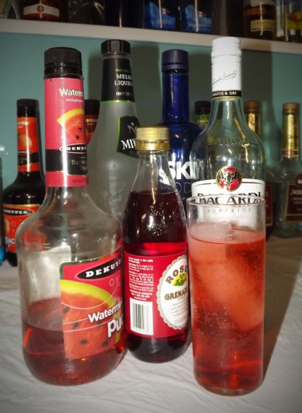 electric watermelon cocktail