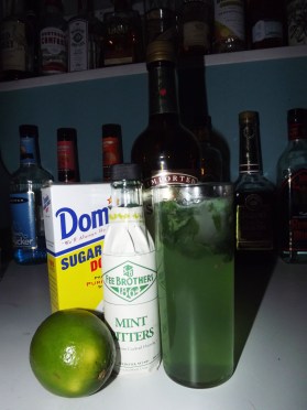 Green Whiskey Mojito